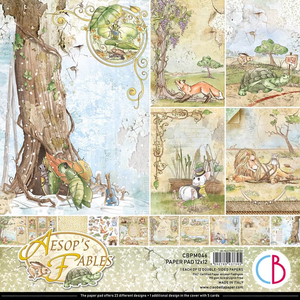 Ciao Bella 12x12 Paper Pad Aesop's Fables (CBPM066)