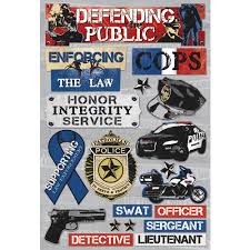 Karen Foster Designs Cardstock Stickers Defending the Public (11584)