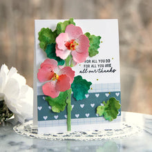 Load image into Gallery viewer, Spellbinders Paper Arts Dies Hollyhocks (S4-1191)
