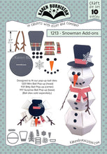 Load image into Gallery viewer, Karen Burniston Dies Snowman Add-Ons (1213)
