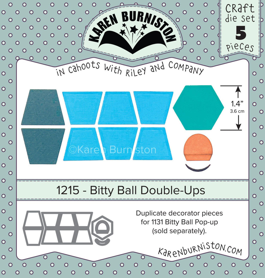 Karen Burniston Dies Bitty Ball Double-Ups (1215)