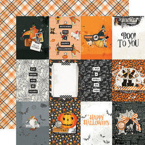 Simple Stories Simple Vintage October 31st Collection 12x12 Paper 3x4 Elements (18612)