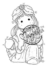 Magnolia Rubber Stamps EZ Mounted Stamp Tilda as Wiseman (120816024-1)