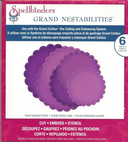 Spellbinders Grand Nestabilities Grand Scalloped Circles (LF-124)