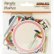 Simple Stories Journal Bits - Summer Farmhouse (12617)