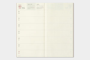 Traveler's Company Traveler's Notebook Weekly & Memo Diary 2021 Edition (14419-006)