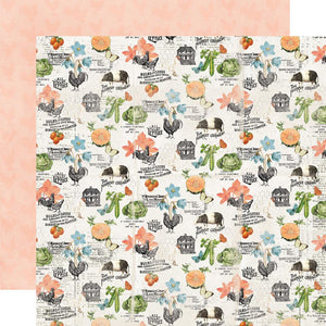 Simple Stories Simple Vintage Farmhouse Garden 12x12 Paper Farm Fresh (15008)