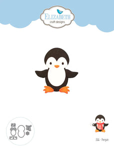 Elizabeth Craft Designs Die Set Penguin (1566)