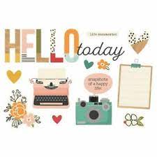 Simple Stories Simple Pages Page Pieces Hello Today (15925)