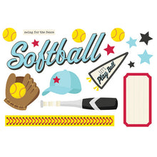 Load image into Gallery viewer, Simple Stories Simple Pages Page Pieces Softball (15941)
