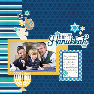 Simple Stories Simple Pages Page Pieces Happy Hanukkah (15949)