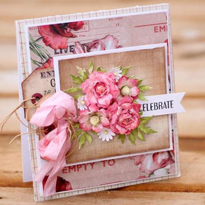 Elizabeth Craft Designs Die Set Paper Flowers Collection  Florals 8 (1844)