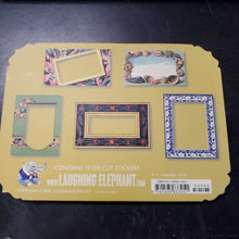 Load image into Gallery viewer, Laughing Elephant Die Cut Stickers - Decorative Borders (SP 14)
