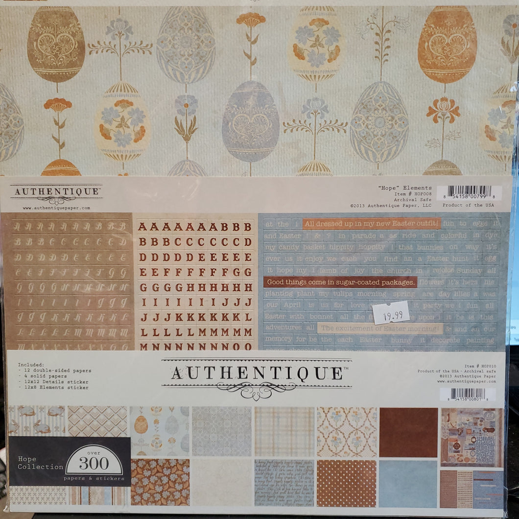 Authentique 12x12 Collection Kit - Hope (HOP010)