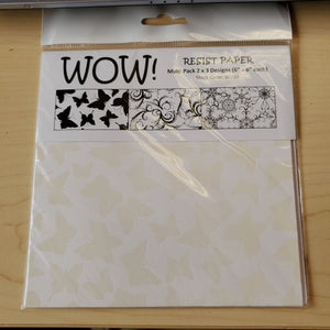 WOW! Resist Paper Multi Pack 2x3 Designs (WV07)