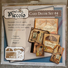 Load image into Gallery viewer, Piccolo Card Decor Set #4
