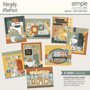 Simple Stories Hearth & Home Collection Happy Greetings Card Kit (16529)