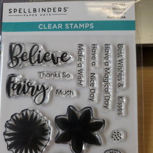 Spellbinders Paper Arts Clear Stamps Fairy Blooms (STP-065)