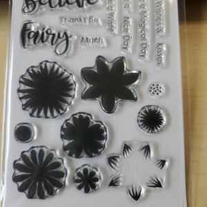 Spellbinders Paper Arts Clear Stamps Fairy Blooms (STP-065)