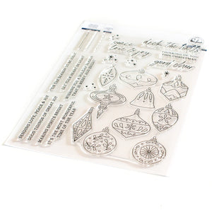 Pinkfresh Studio Stamp, Layering Stencil & Die Set Ornaments (169922)