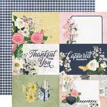 Load image into Gallery viewer, Simple Stories Simple Vintage Indigo Garden Collection 12x12 Scrapbook Paper  4x6 Elements (17114)
