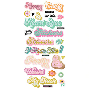 Simple Stories Let's Get Crafty Collection Foam Stickers (17221)