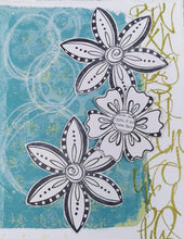 Load image into Gallery viewer, PaperArtsy Rubber Stamp Set Flowers &amp; Dots designed by Jo Firth-Young (JOFY101)
