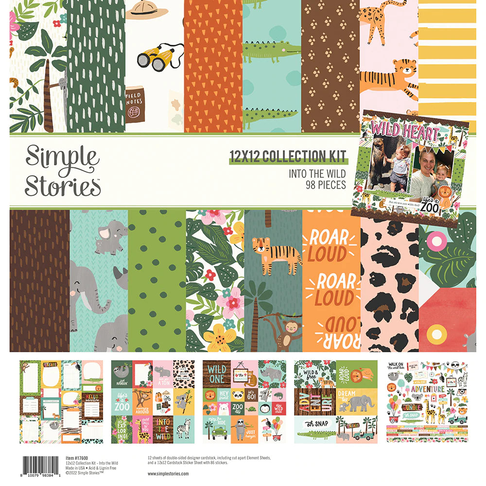 Simple Stories Into the Wild Collection Collection Kit (17600)