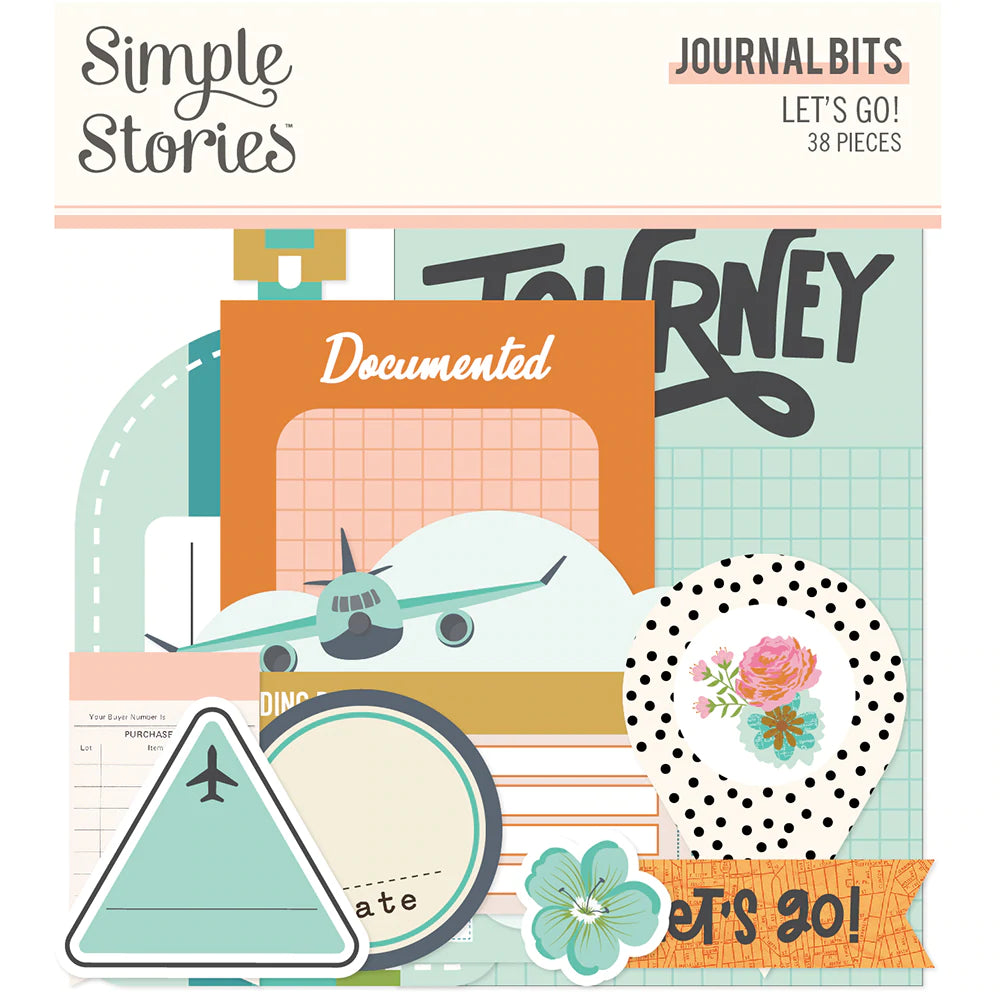 Simple Stories Let's Go Collection Journal Bits (17718)