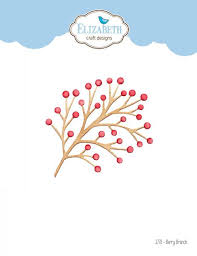 Elizabeth Craft Designs Die Set Paper Flowers Collection Berry Branch (1778)