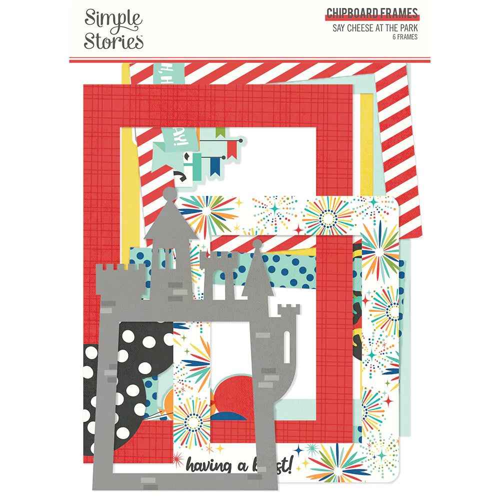 Simple Stories Say Cheese at the Park Collection Chipboard Frames (17921)