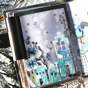 Elizabeth Craft Designs Art Journal Specials - Winter Home Pocket (1820)