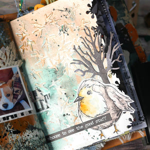 Elizabeth Craft Designs Art Journal Specials Winter Edges Die (1824)