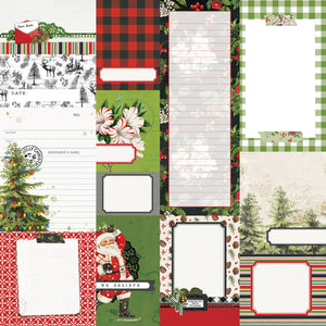 Simple Stories Simple Vintage Christmas Lodge 12x12 Scrapbook Paper Journal Elements (18411)