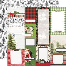 Load image into Gallery viewer, Simple Stories Simple Vintage Christmas Lodge 12x12 Scrapbook Paper Journal Elements (18411)
