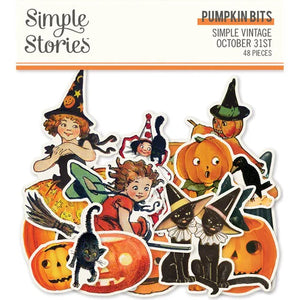 Simple Stories Simple Vintage October 31st Collection Pumpkin Bits (18622)