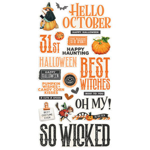 Simple Stories Simple Vintage October 31st Collection Foam Stickers (18625)