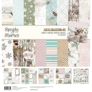 Simple Stories Simple Vintage Winter Woods Collection Kit (19100)