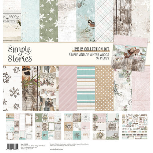 Simple Stories Simple Vintage Winter Woods Collection Kit (19100)