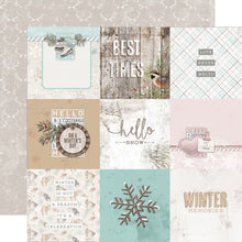 Load image into Gallery viewer, Simple Stories Simple Vintage Winter Woods Collection 12x12 Scrapbook Paper 4x4 Elements (19113)
