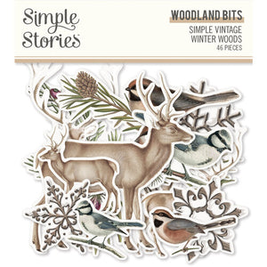 Simple Stories Simple Vintage Winter Woods Collection Collector's Essential Kit (19135)