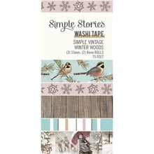 Load image into Gallery viewer, Simple Stories Simple Vintage Winter Woods Collection Washi Tape (19131)
