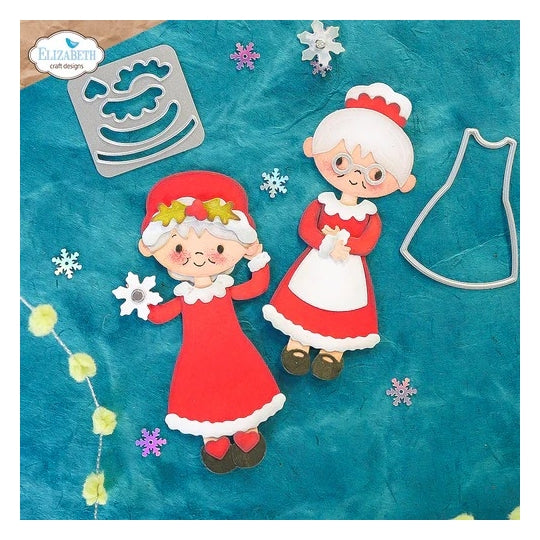 Elizabeth Craft Designs Die Set Mrs. Claus (1991)