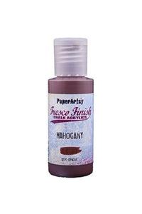 PaperArtsy Fresco Finish Chalk Acrylics Mahogany Semi-Opaque (FF124)