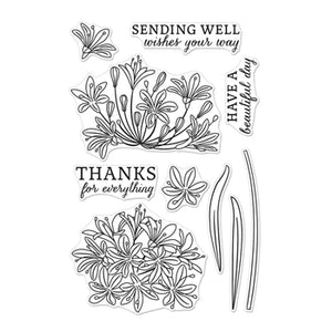 Hero Arts Polyclear Stamps Beautiful Day Agapanthus (CM319)