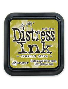 Tim Holtz Distress Ink Pad Crushed Olive (TIM27126)