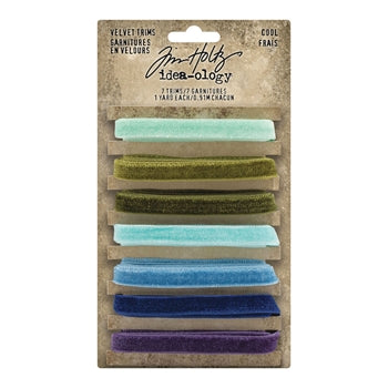 Tim Holtz idea-ology Cool Velvet Trim (TH94113)