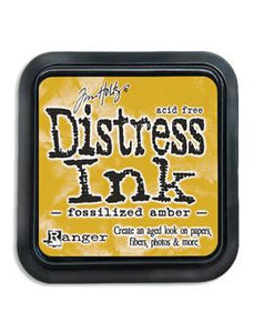 Tim Holtz Distress Ink Pad Fossilized Amber (TIM43225)