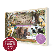 Load image into Gallery viewer, Hunkydory Crafts Limited Horse &amp; Country Decoupage Book (DECBOOK114)
