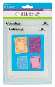 Cuttlebug Embossing Folders Spring Set (2001273)